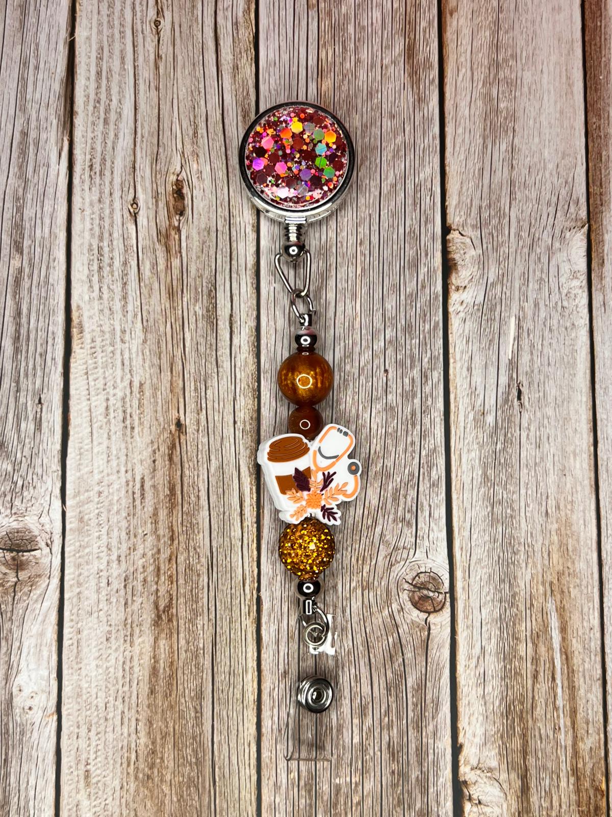 Retractable ID Badge Reel Lanyard Clip