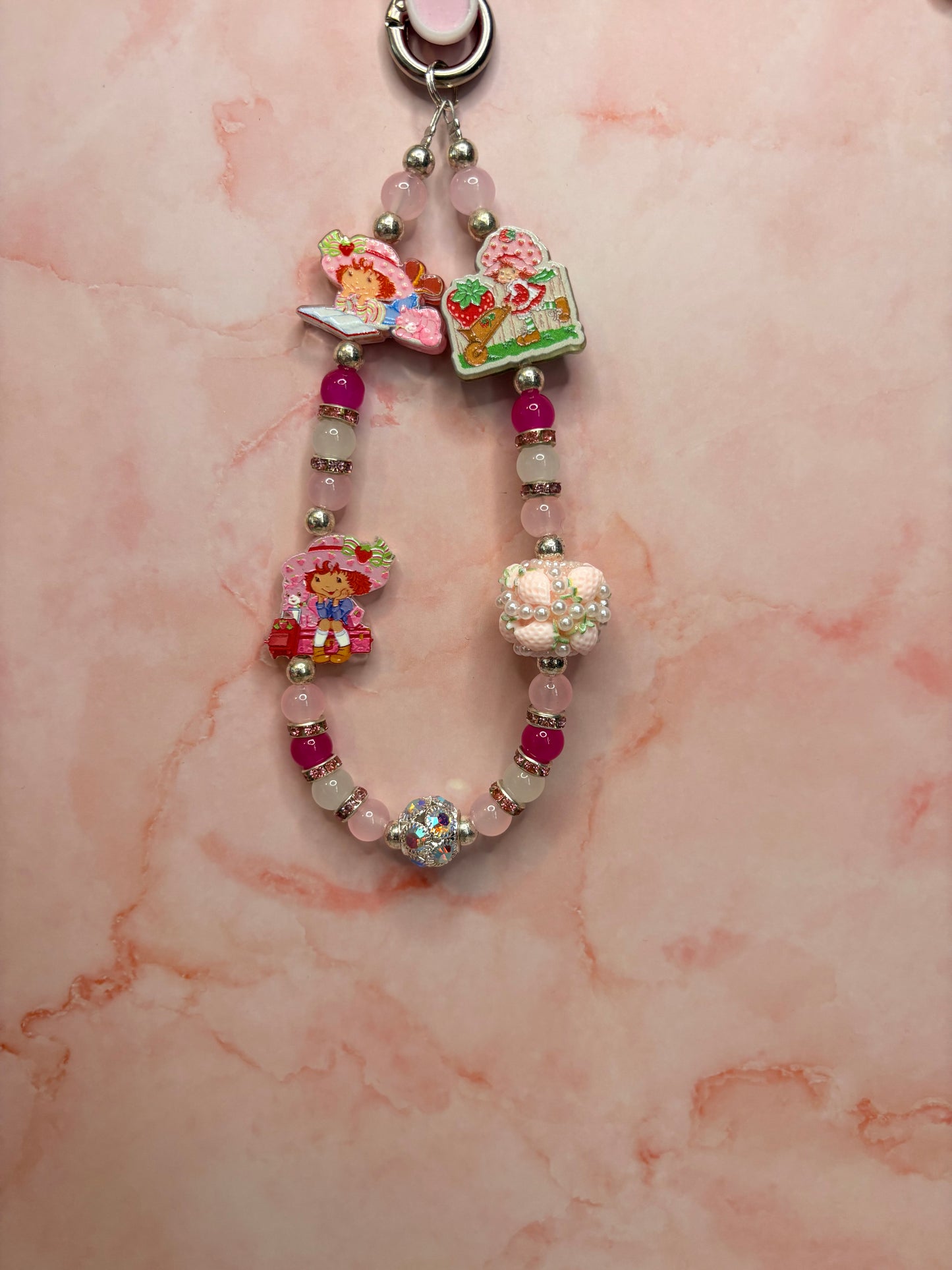 Luxe Crystal & Character Beaded Bag Charms & Keychains