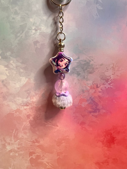 Keyring - Demon Hunter Inspired Beaded