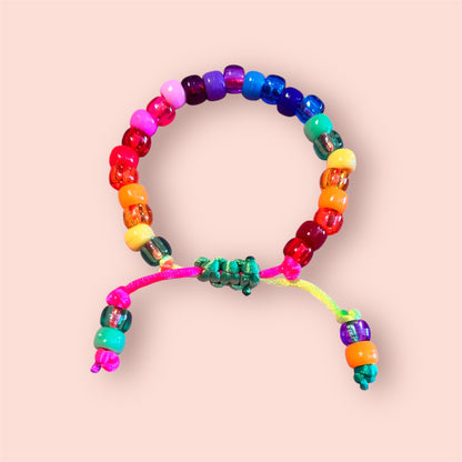 Handmade Macramé Knot Rainbow Bracelet
