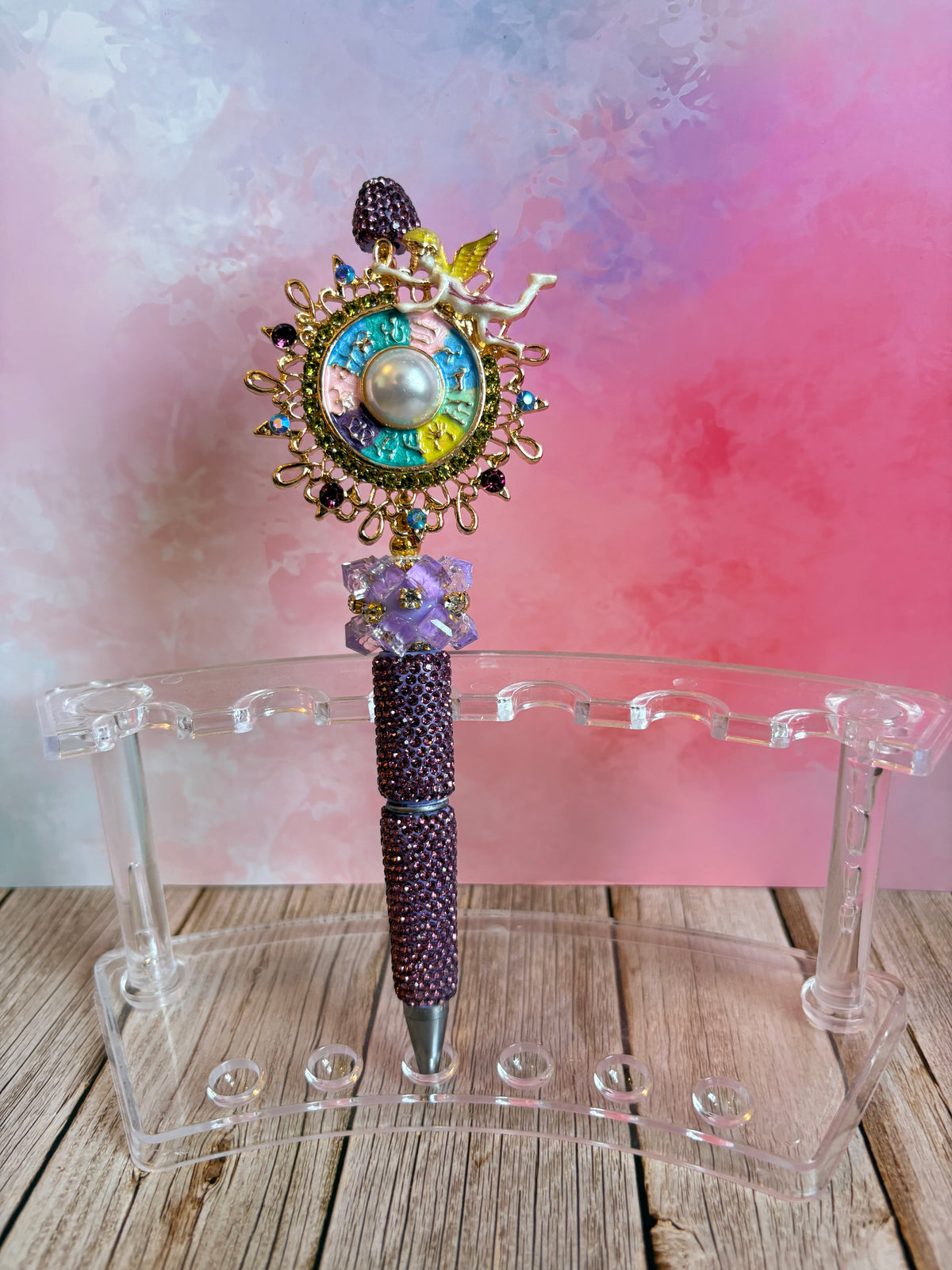 Zodiac Horoscope Beaded Pen