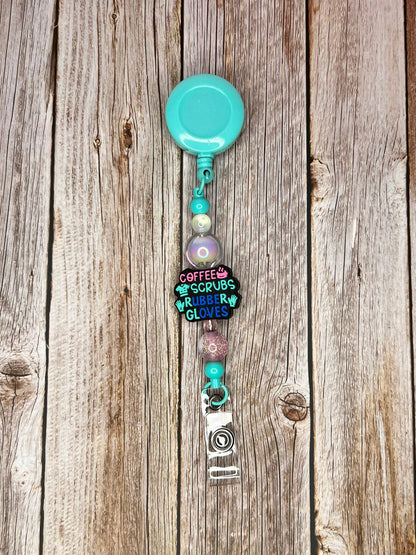 Retractable ID Badge Reel Lanyard Clip