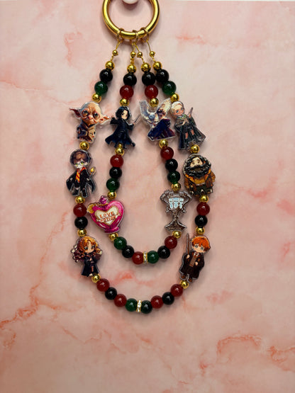 Luxe Crystal & Character Beaded Bag Charms & Keychains