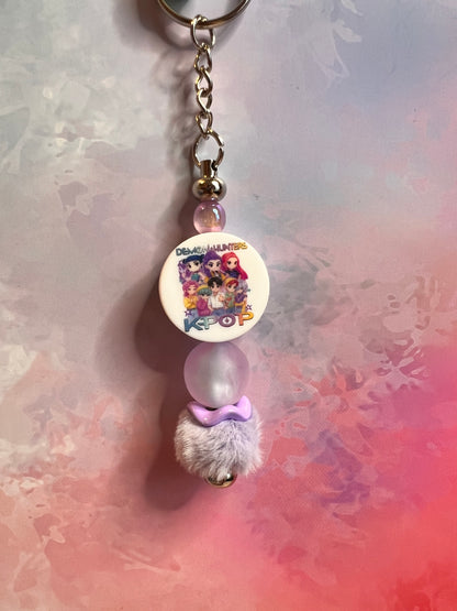 Keyring - Demon Hunter Inspired Beaded