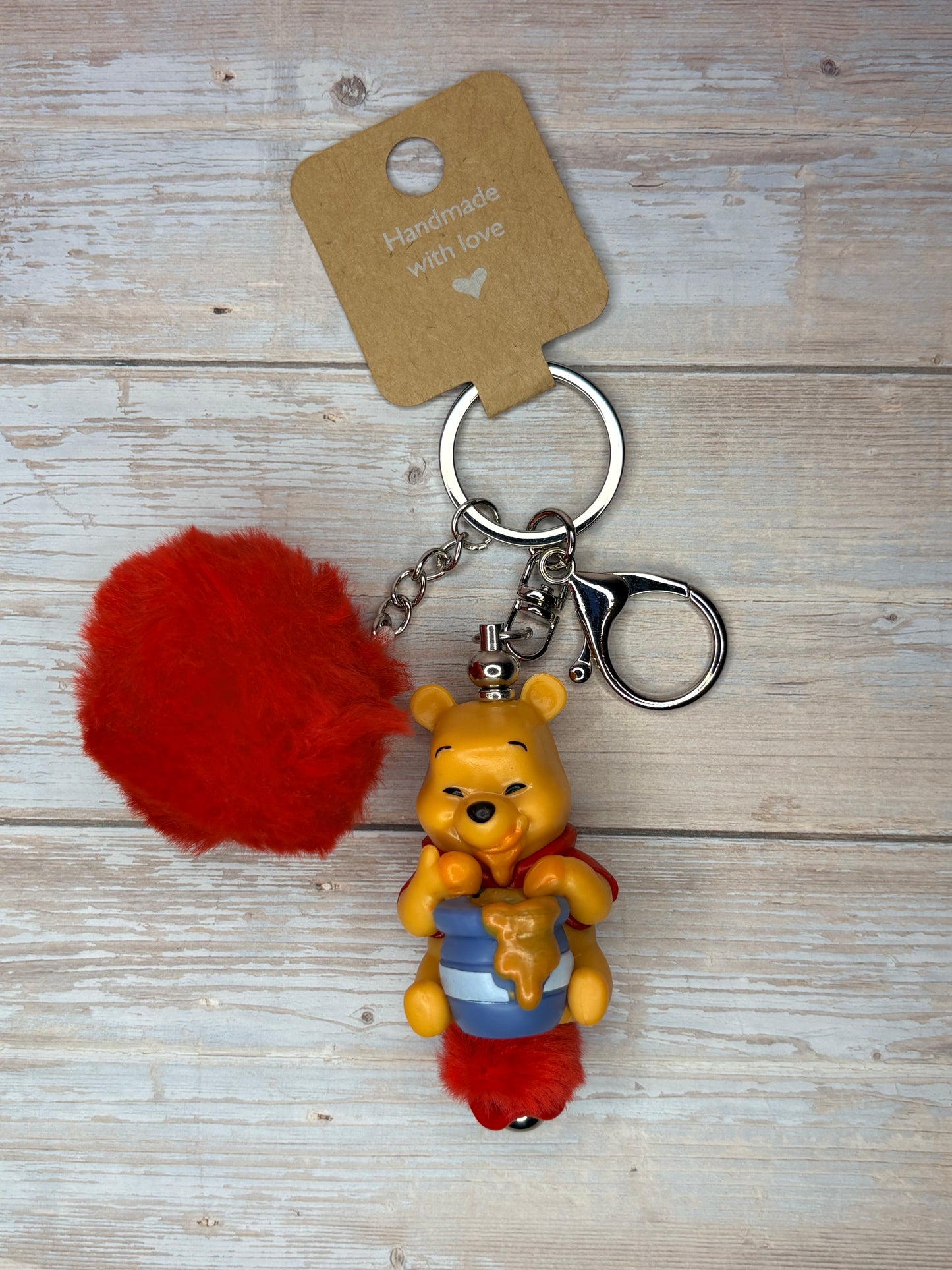 Honey Bear Inspired Keyrings / Bag Charms