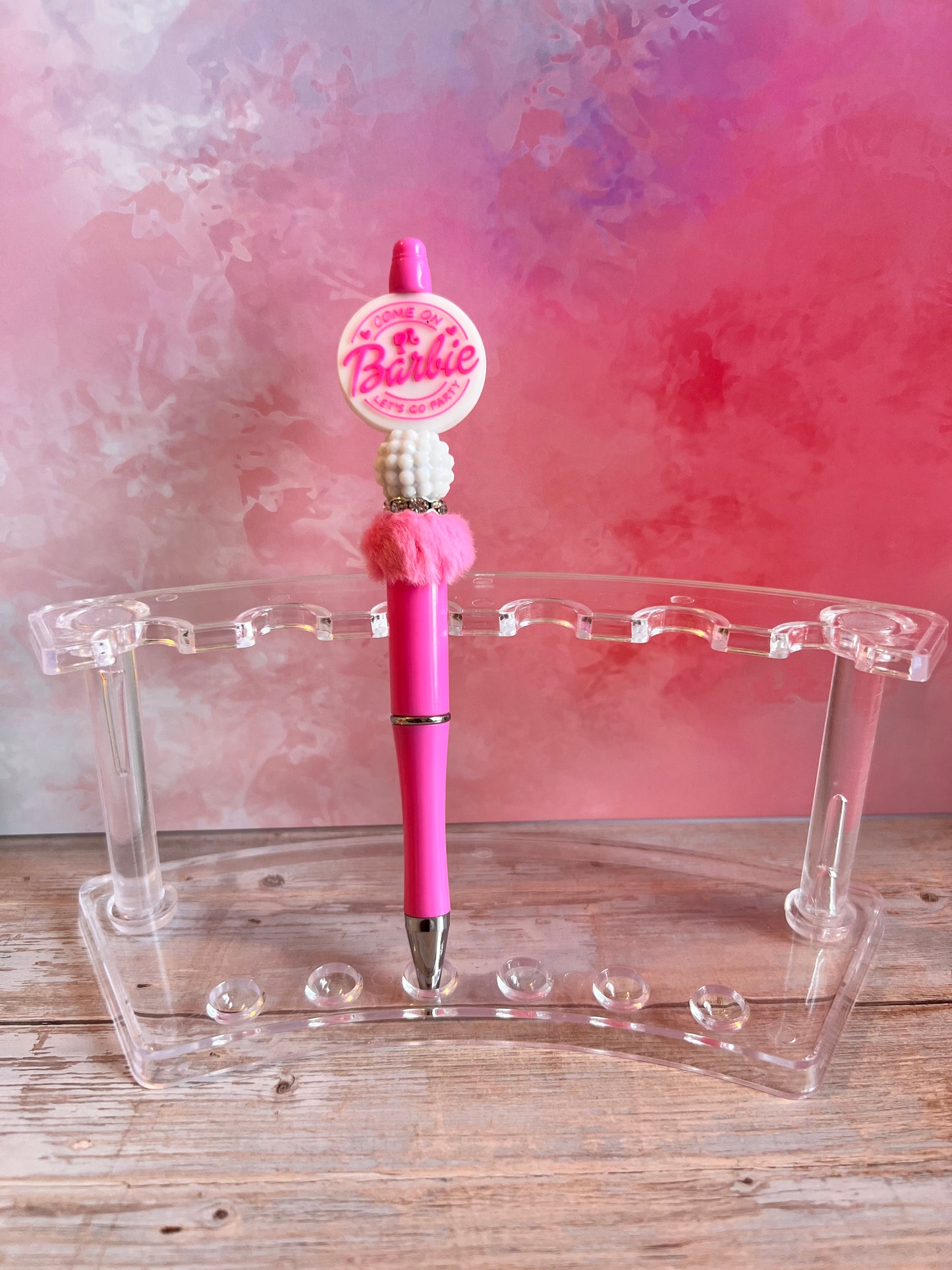 Beaded Pen - Pink Dream