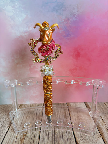 Zodiac Horoscope Beaded Pen