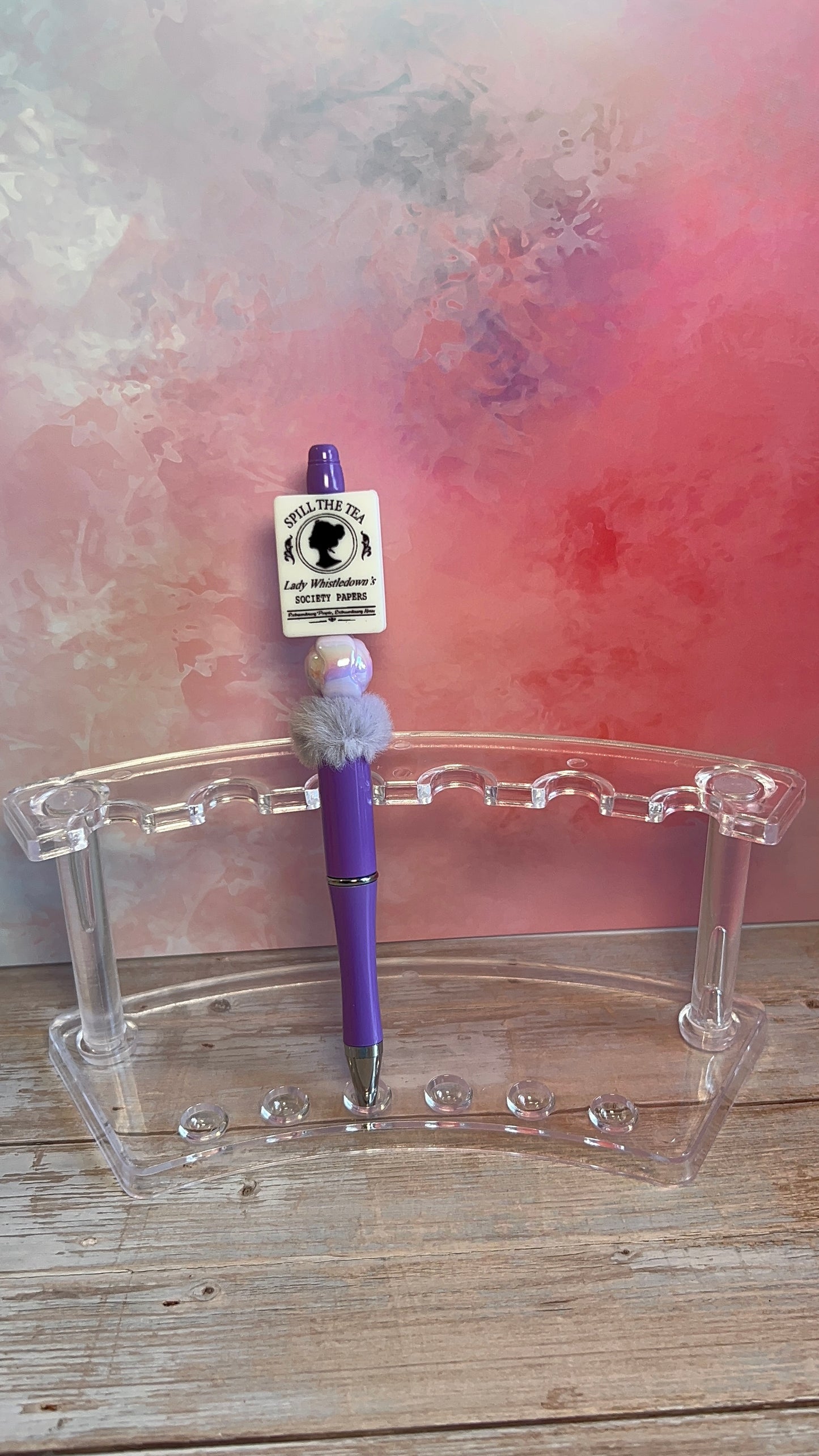 Beaded pen - Whistledown