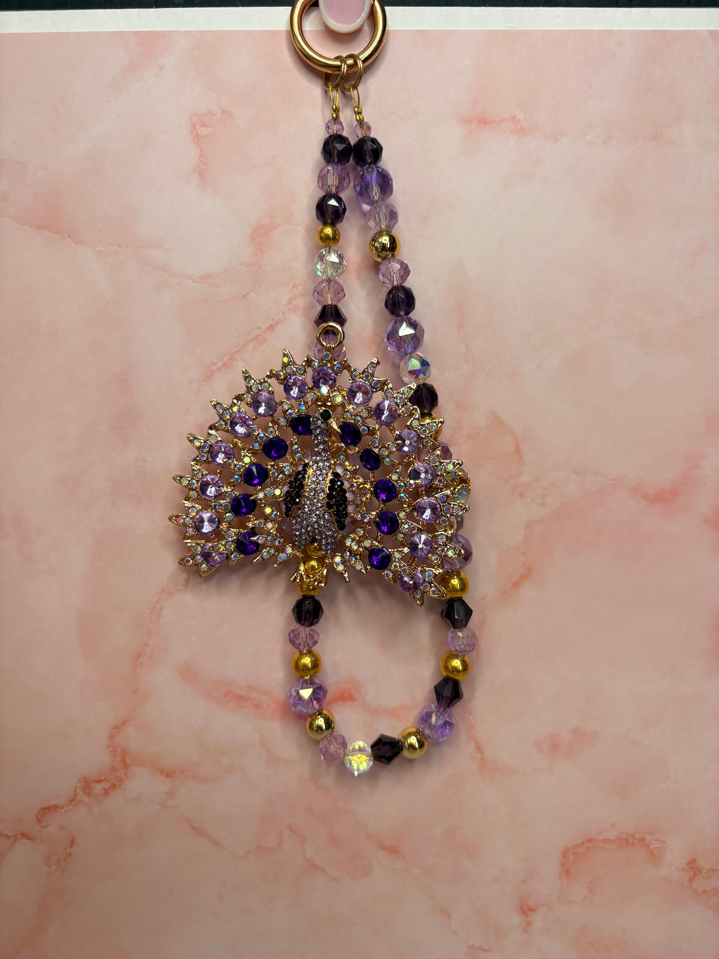 Luxe Crystal & Character Beaded Bag Charms & Keychains