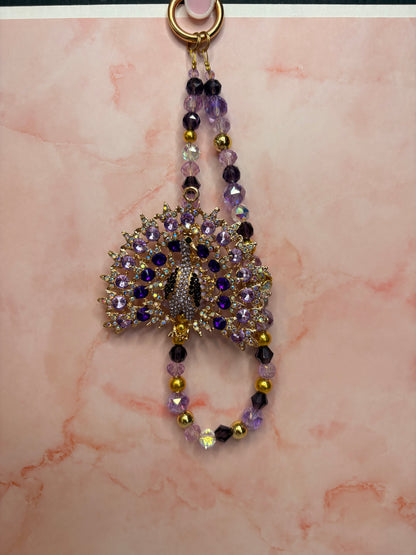 Luxe Crystal & Character Beaded Bag Charms & Keychains
