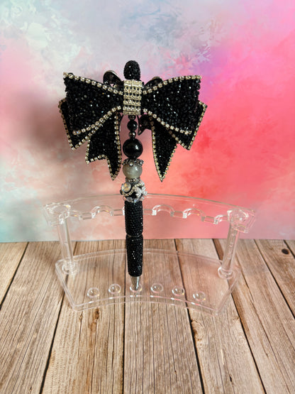 Rhinestone / Acrylic Bow Pens