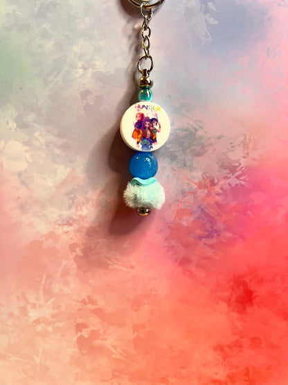 Keyring - Demon Hunter Inspired Beaded