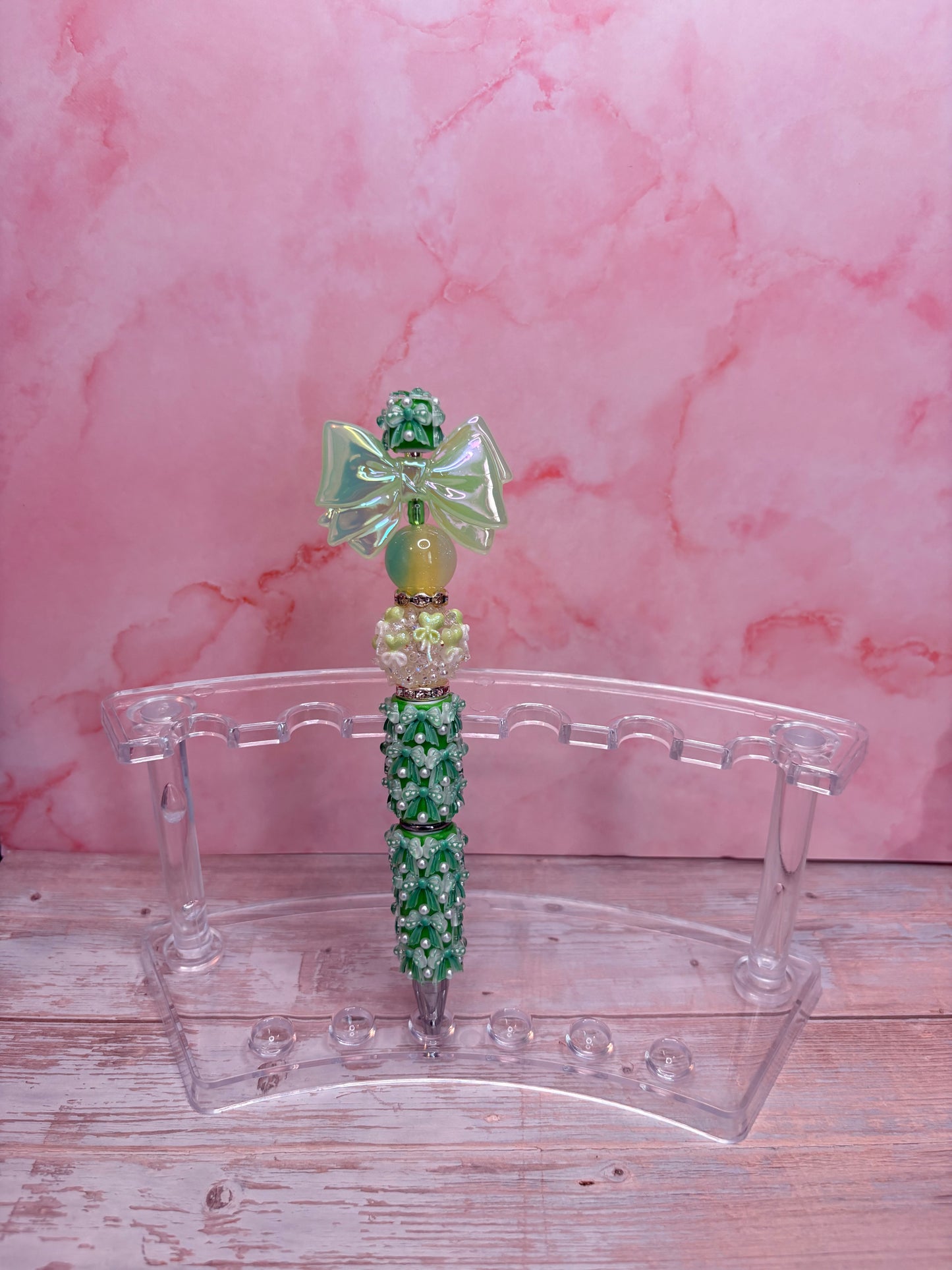 Rhinestone / Acrylic Bow Pens
