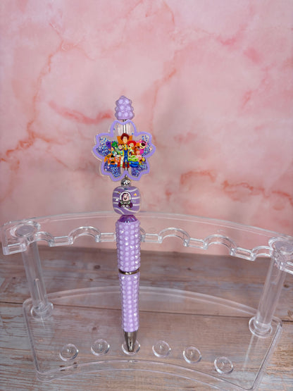 Adventure Toy Friends Inspired Pens and Keychain