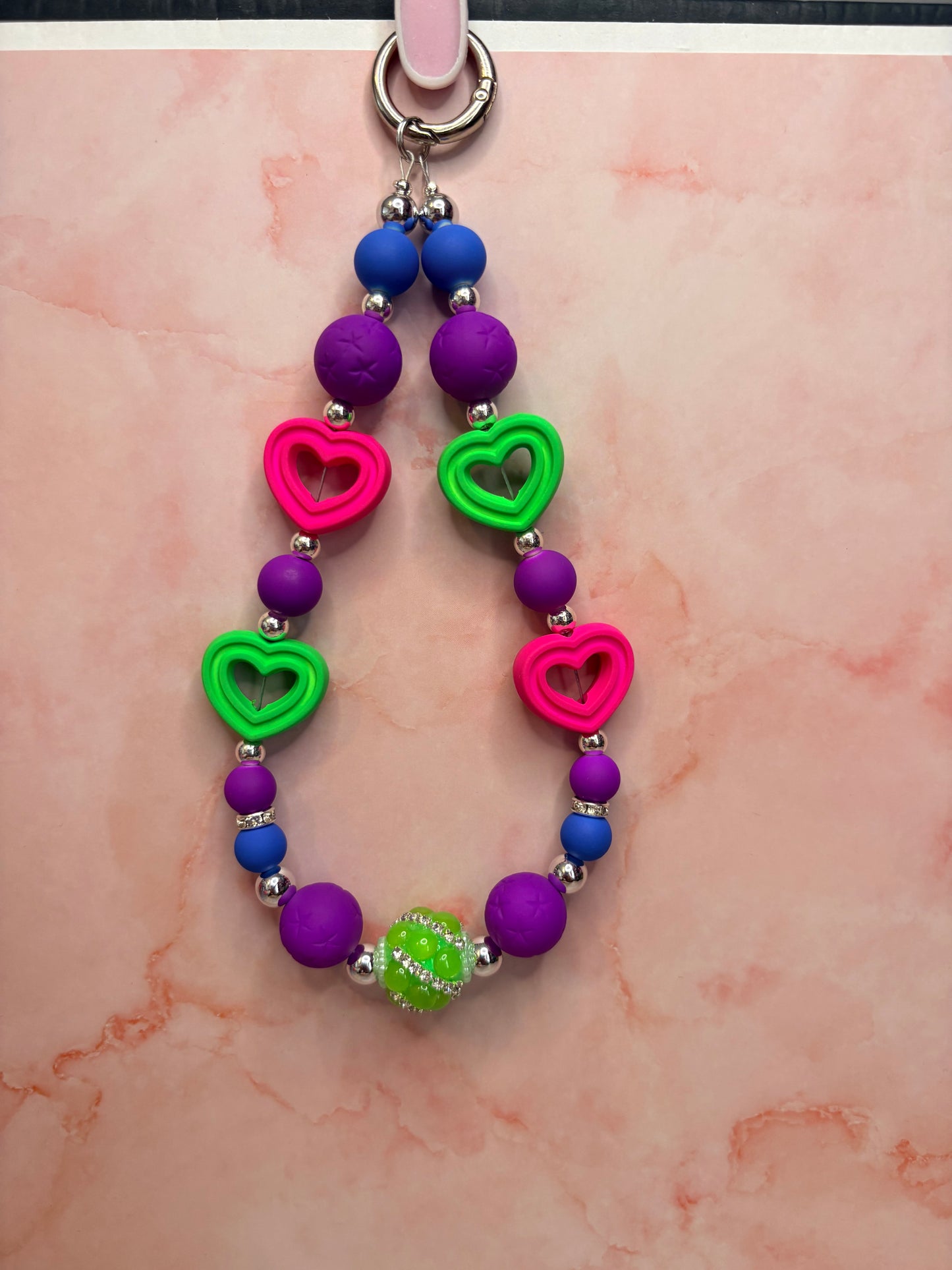 Luxe Crystal & Character Beaded Bag Charms & Keychains