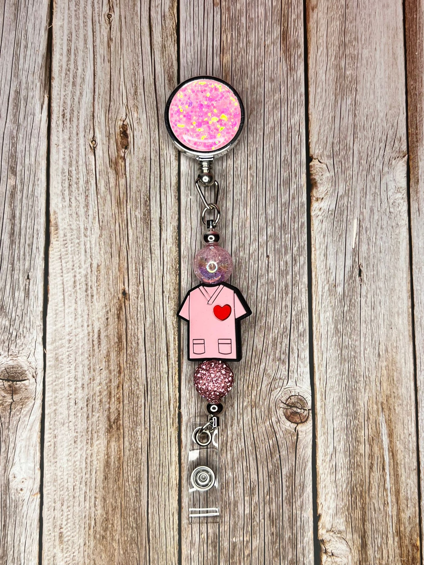 Retractable ID Badge Reel Lanyard Clip