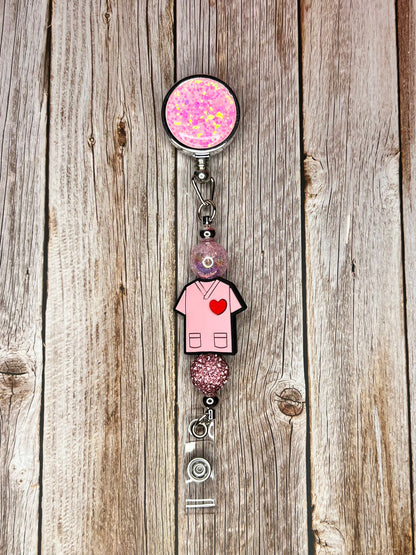 Retractable ID Badge Reel Lanyard Clip