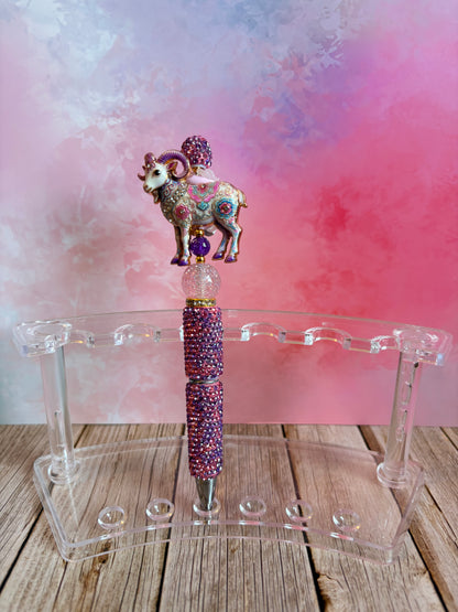 Zodiac Horoscope Beaded Pen