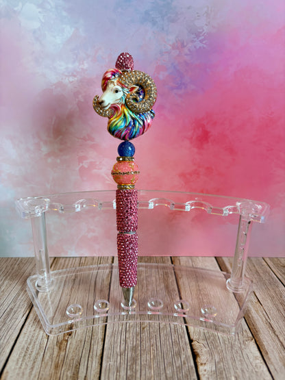 Zodiac Horoscope Beaded Pen