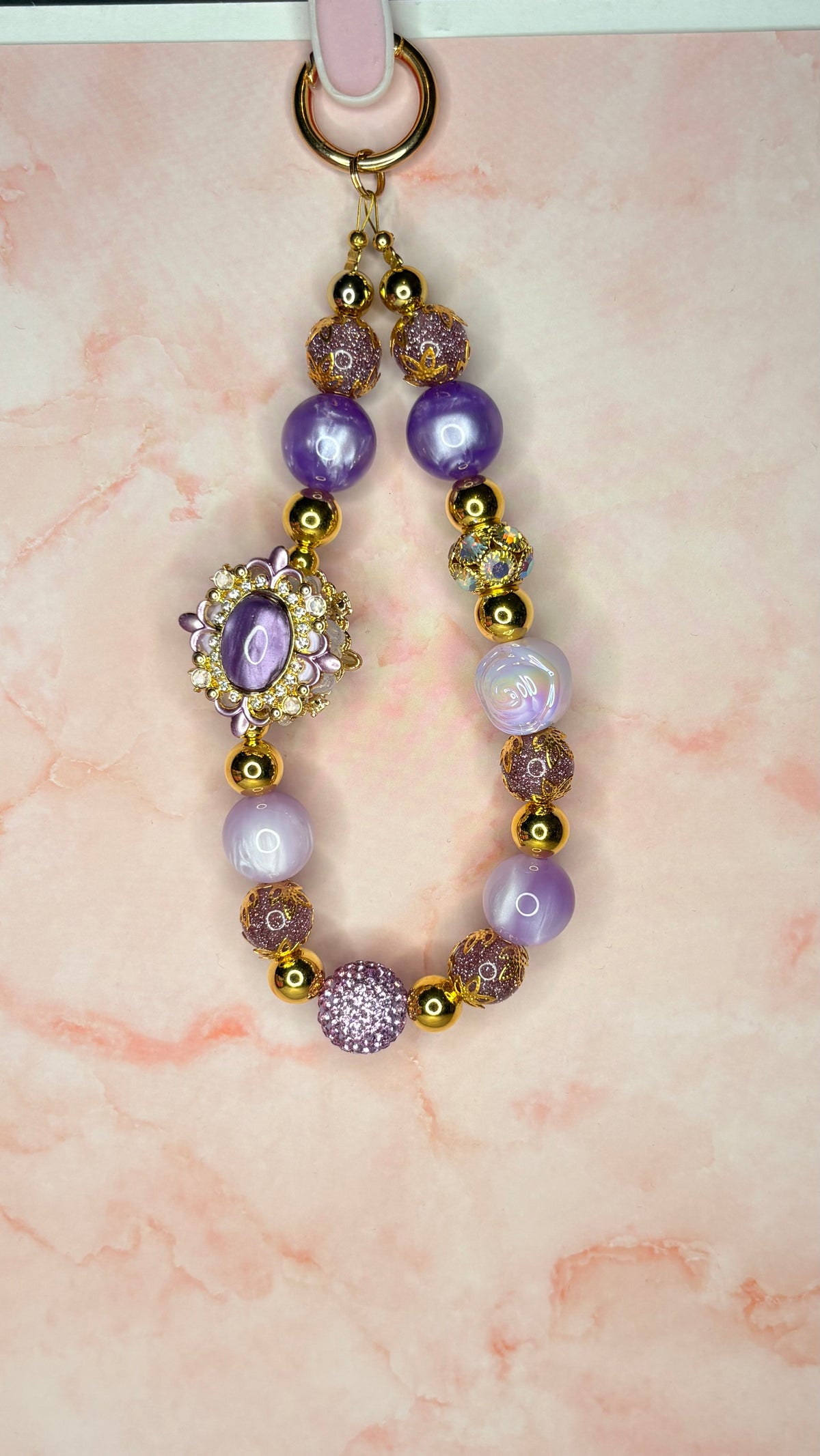 Luxe Crystal & Character Beaded Bag Charms & Keychains