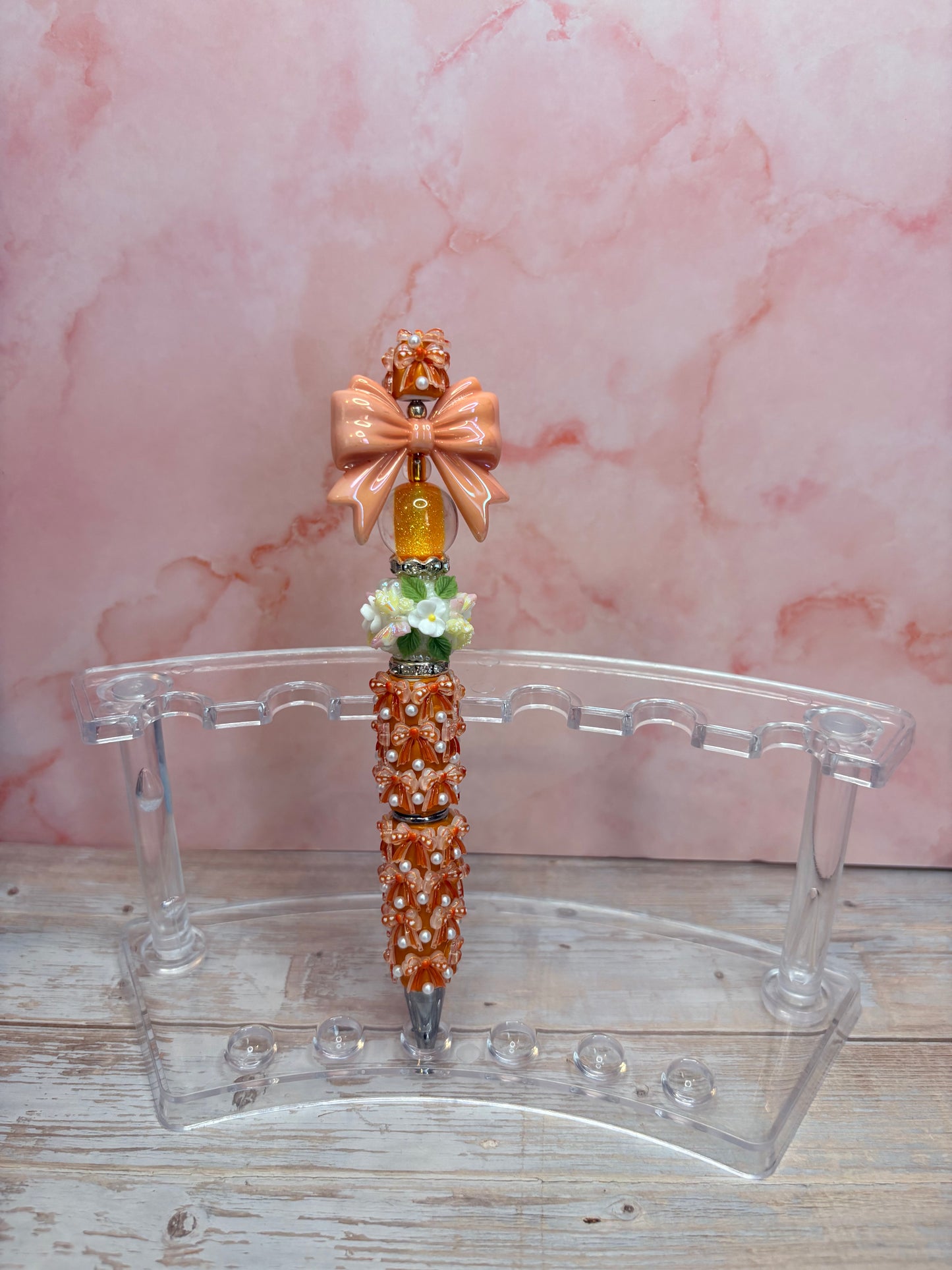 Rhinestone / Acrylic Bow Pens