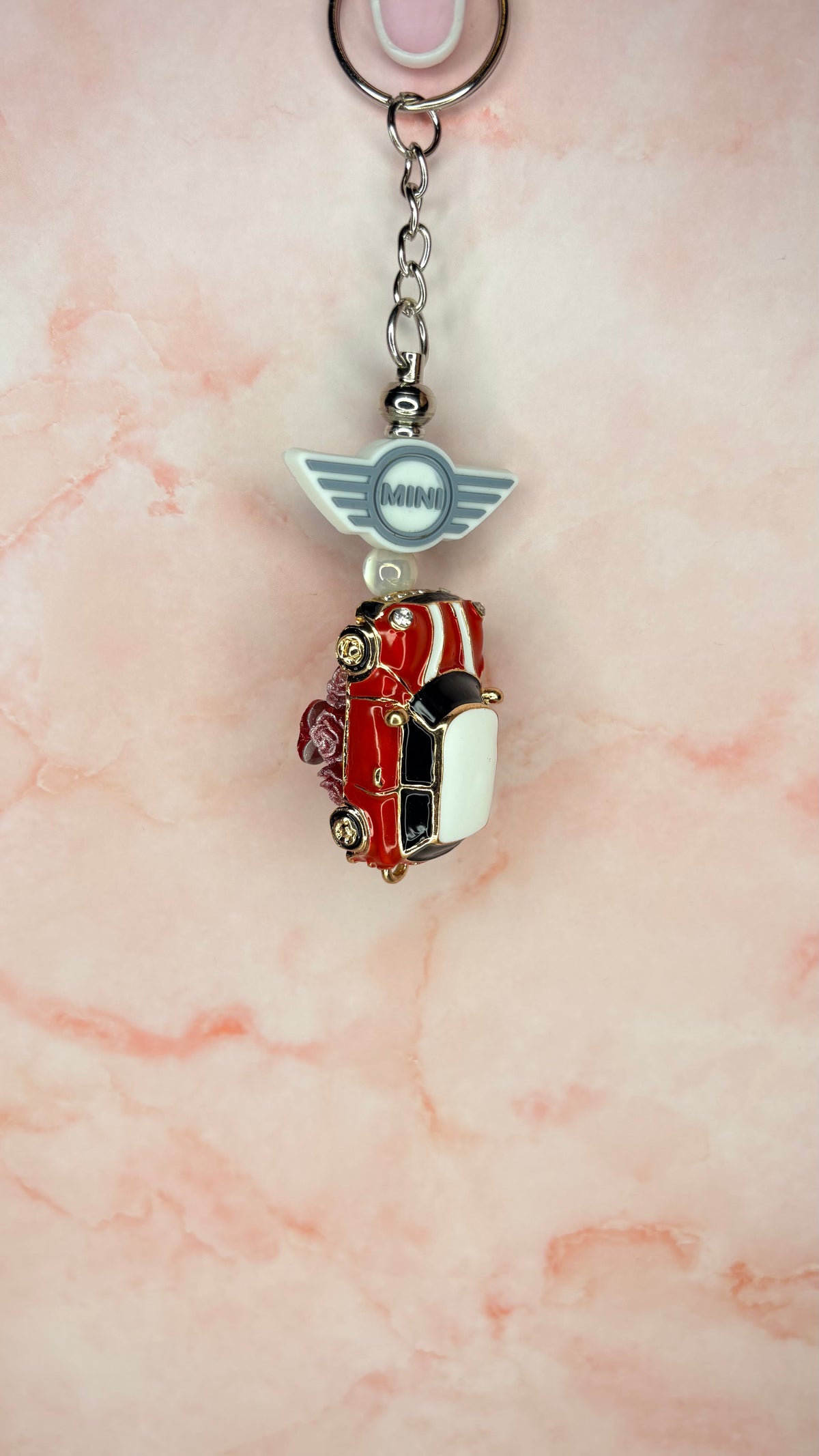 Luxe Crystal & Character Beaded Bag Charms & Keychains