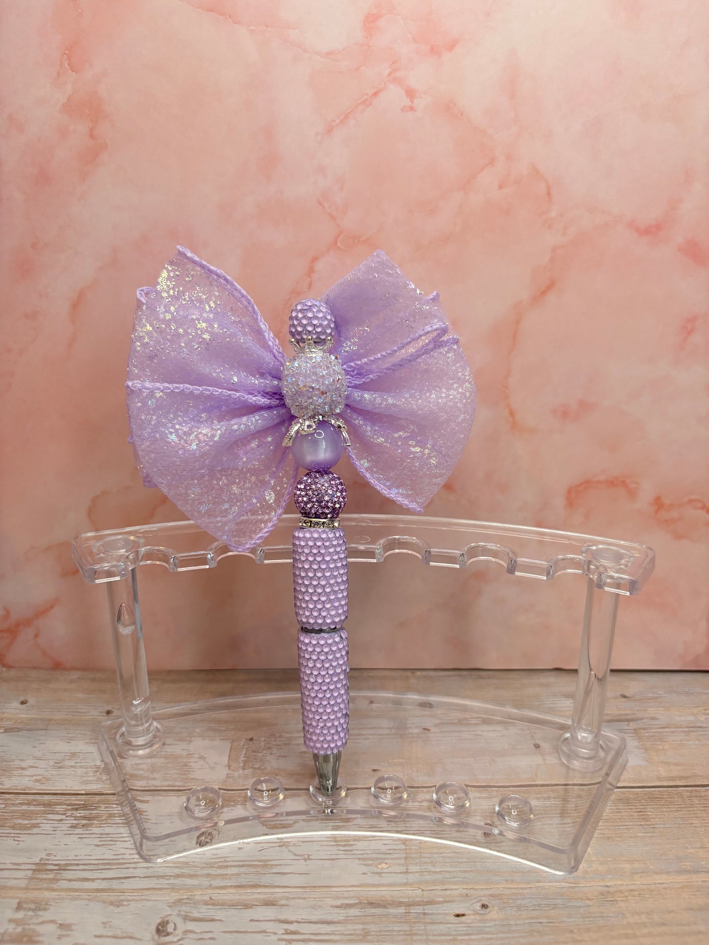 Rhinestone / Acrylic Bow Pens