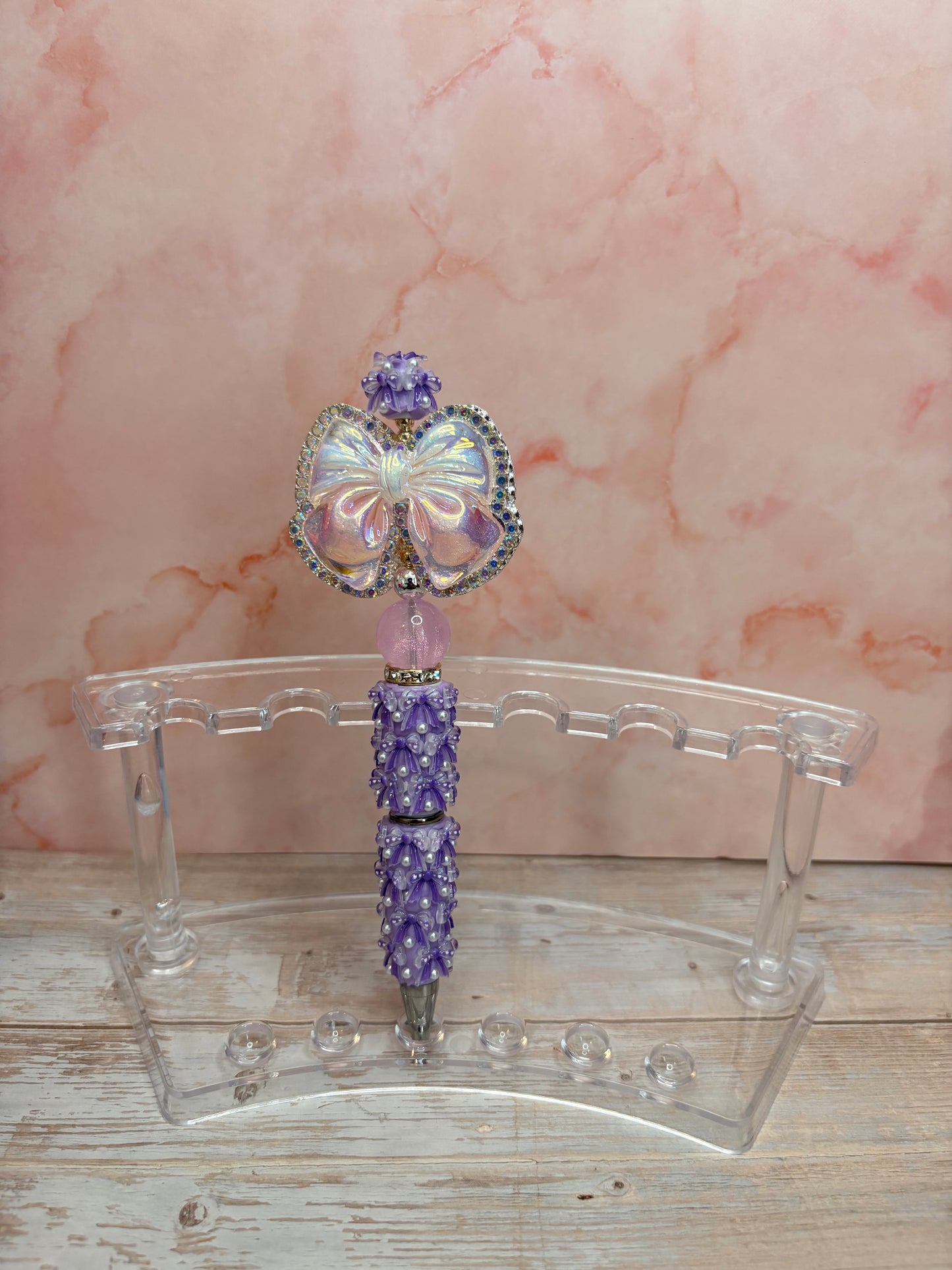 Rhinestone / Acrylic Bow Pens
