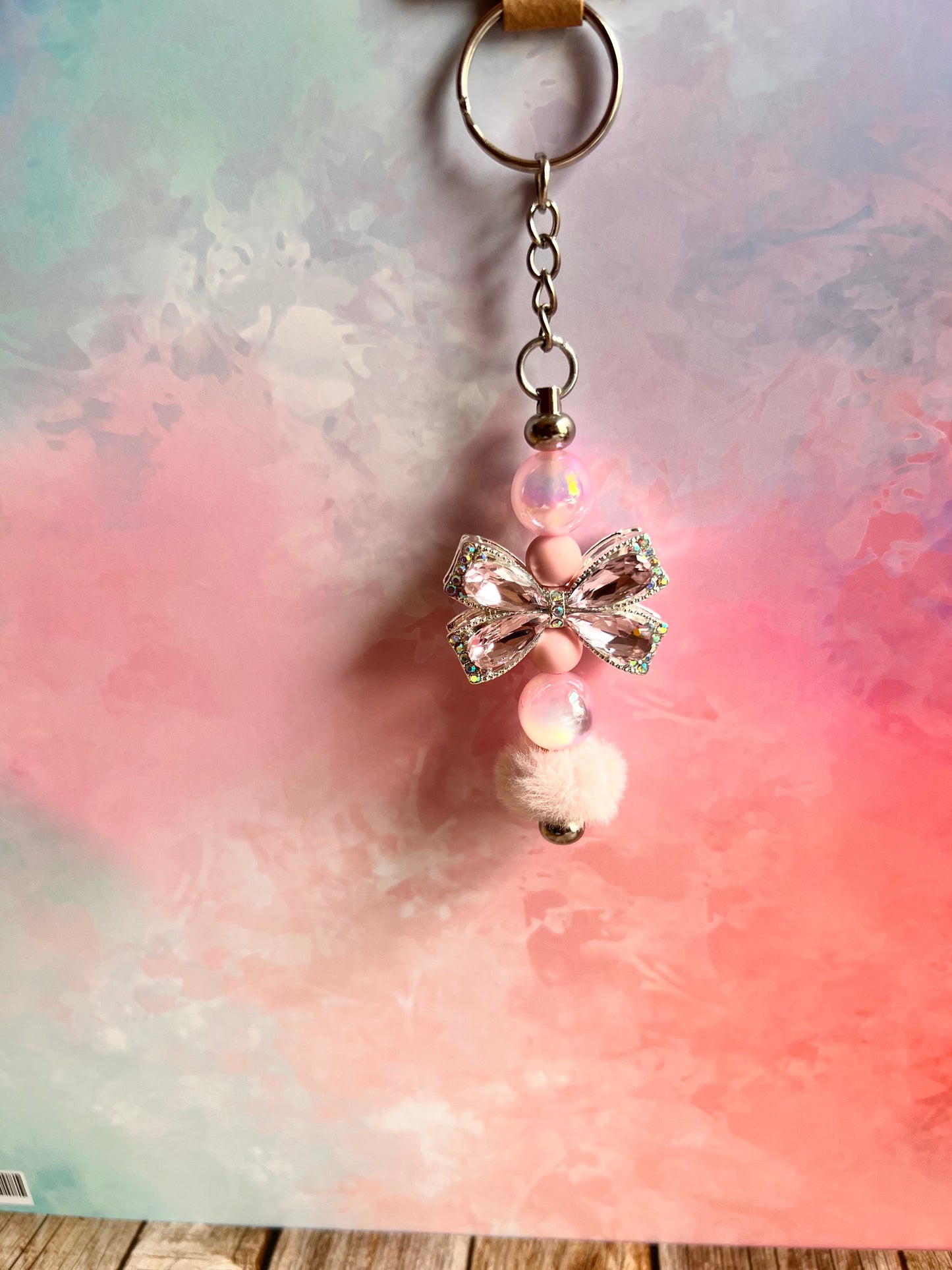 Elegant Crystal Keyring