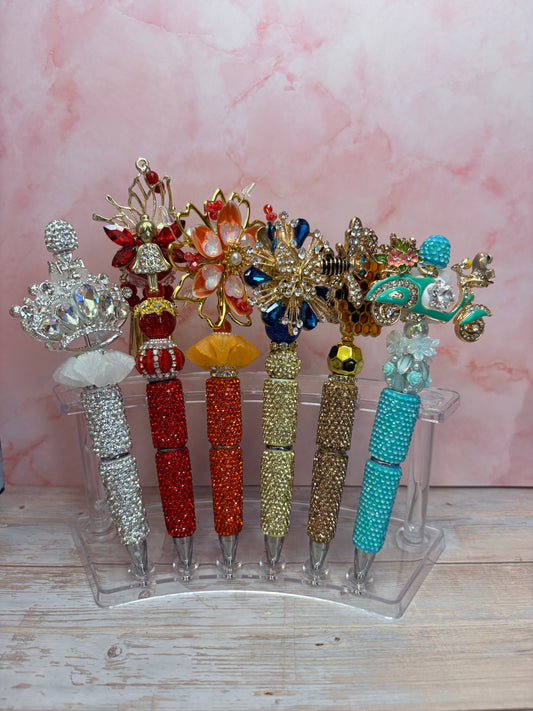 Rhinestone Pens Medium Bling