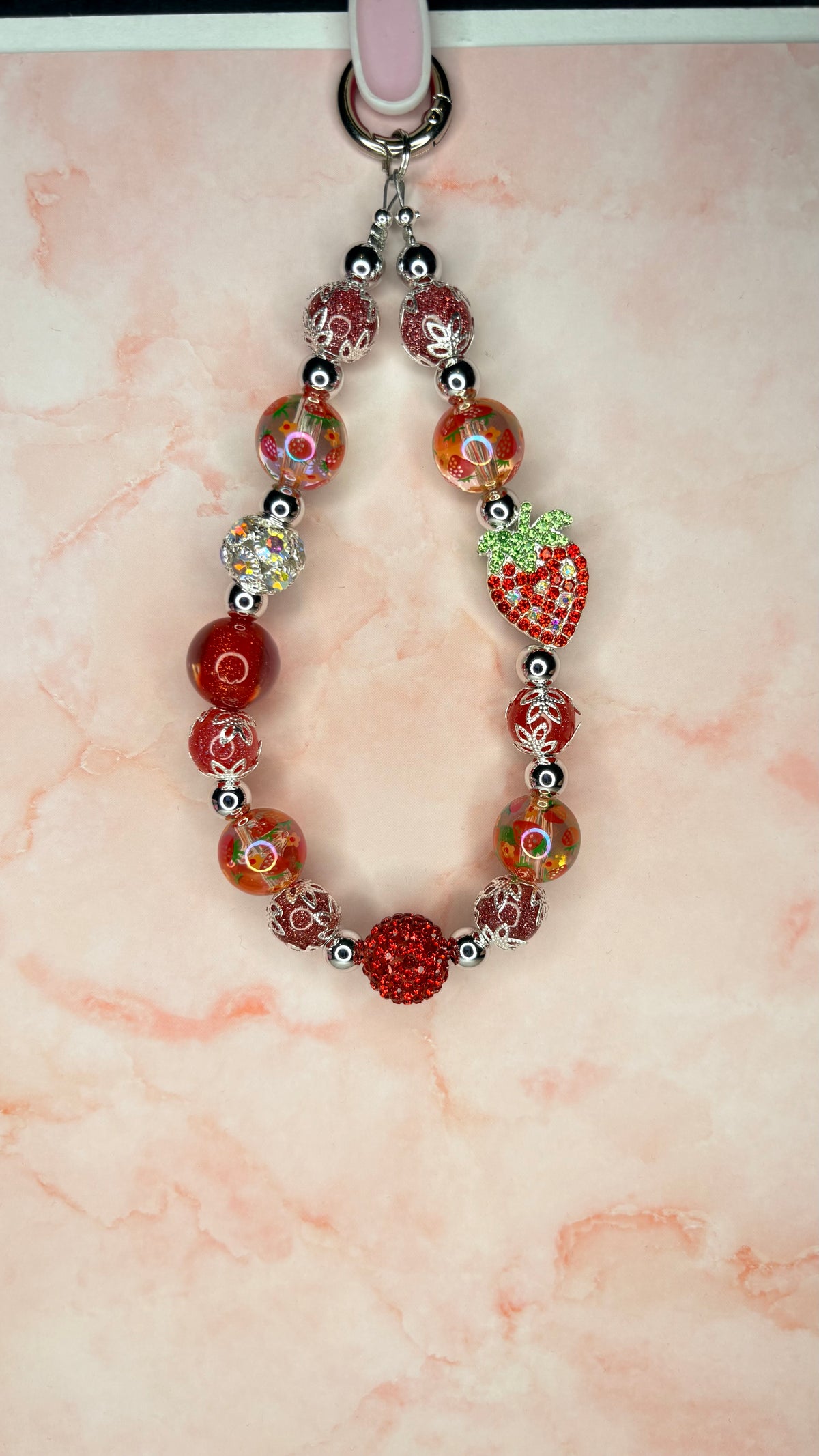 Luxe Crystal & Character Beaded Bag Charms & Keychains