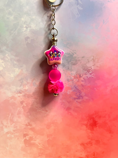Keyring - Demon Hunter Inspired Beaded