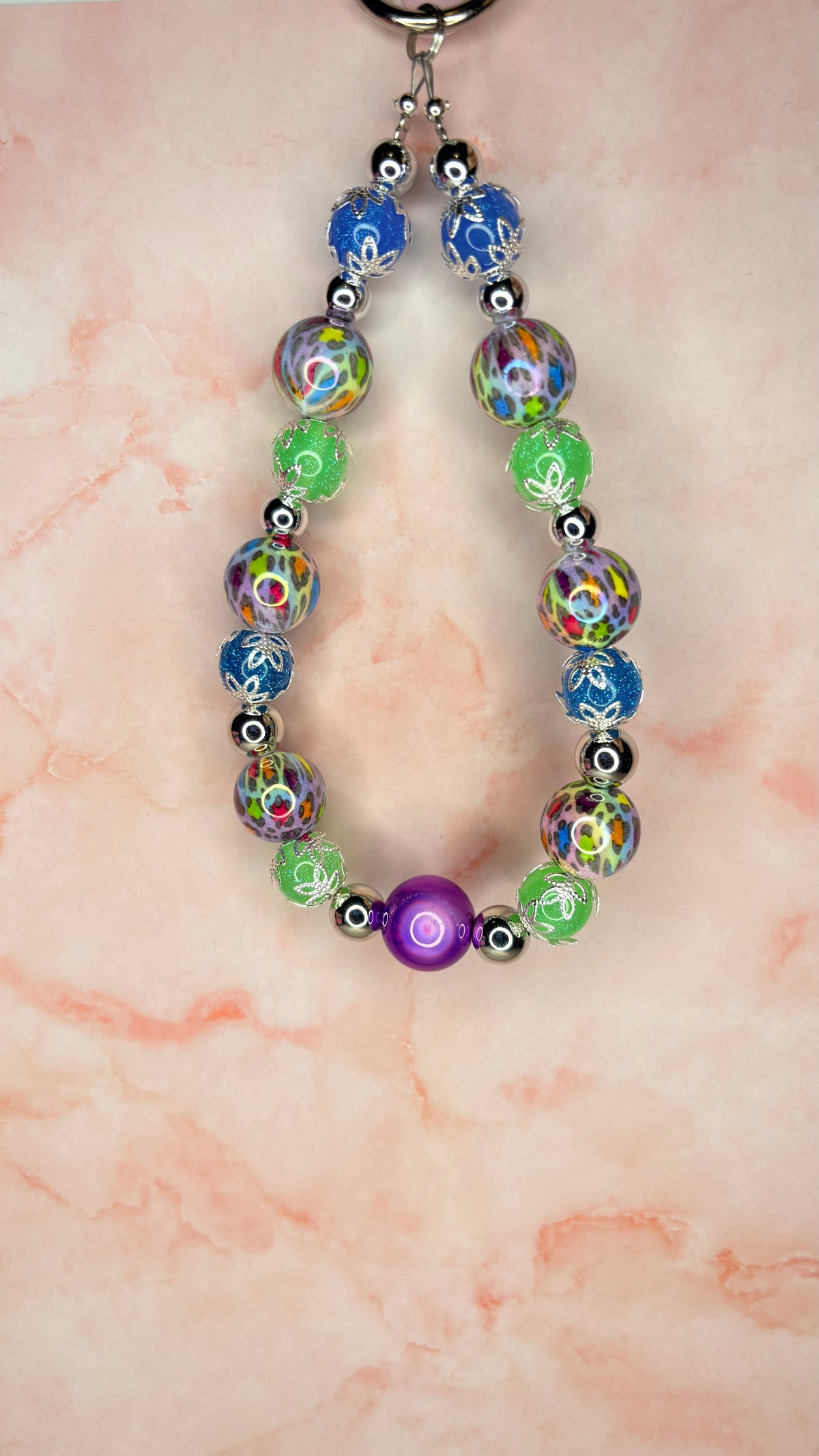 Luxe Crystal & Character Beaded Bag Charms & Keychains