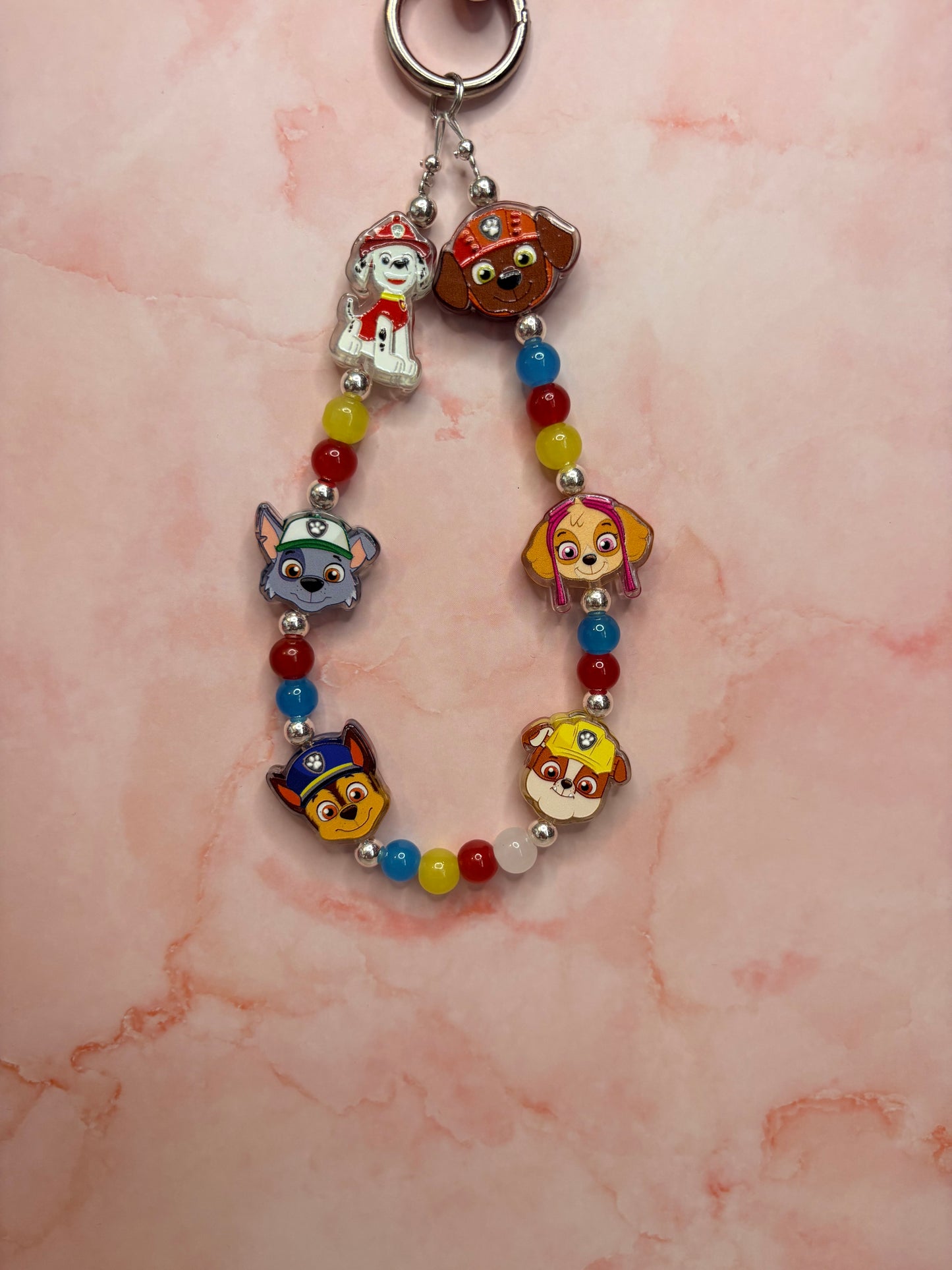 Luxe Crystal & Character Beaded Bag Charms & Keychains