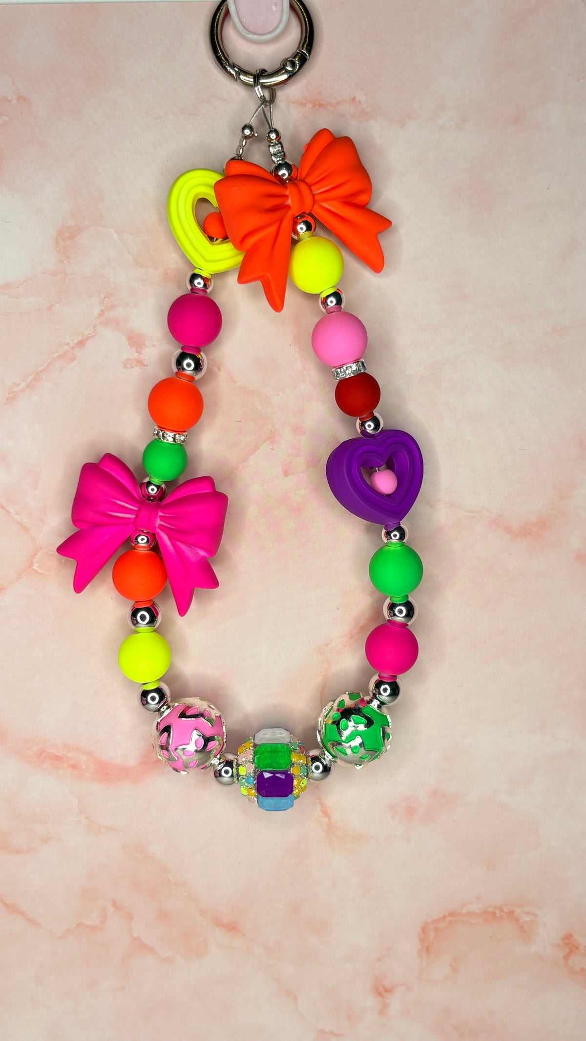 Luxe Crystal & Character Beaded Bag Charms & Keychains