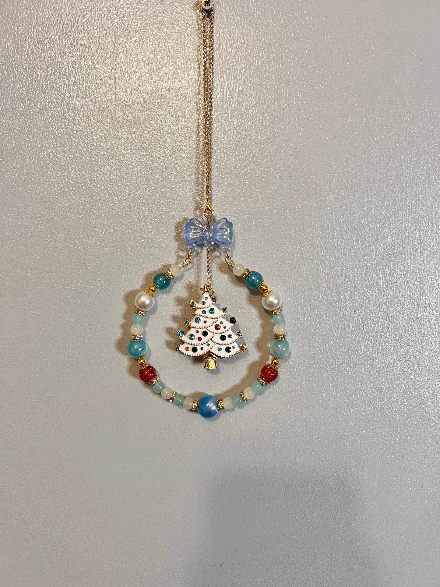 Christmas Beaded Wall Hanger