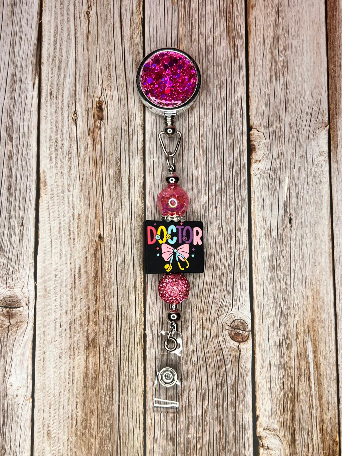 Retractable ID Badge Reel Lanyard Clip