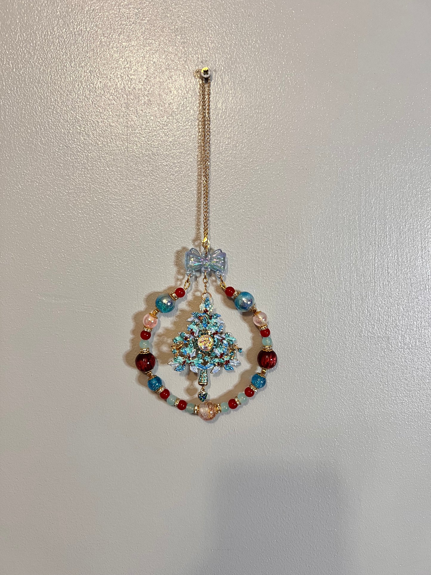 Christmas Beaded Wall Hanger