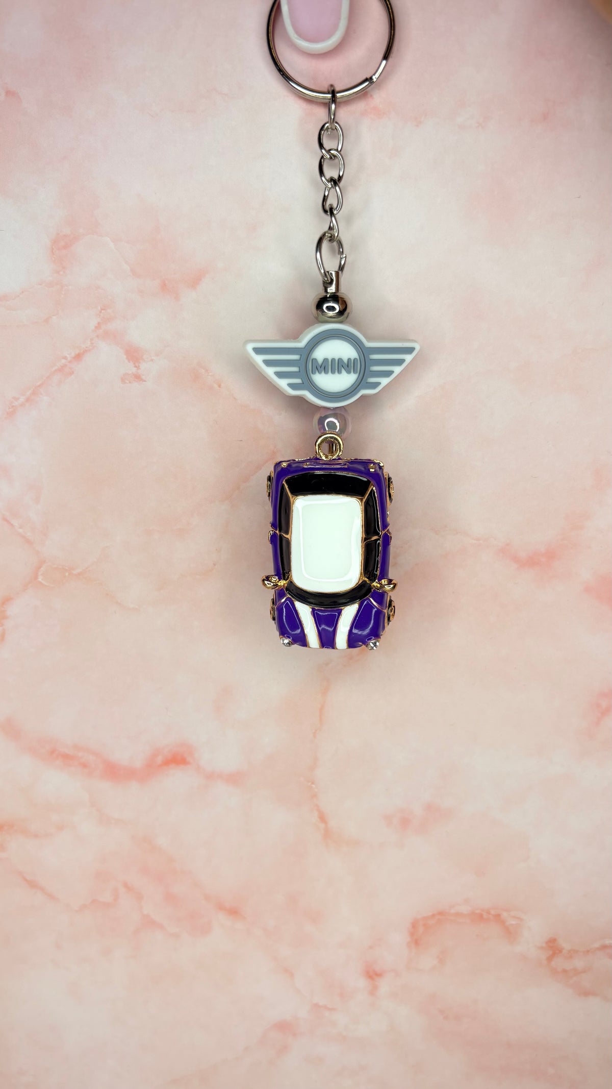 Luxe Crystal & Character Beaded Bag Charms & Keychains