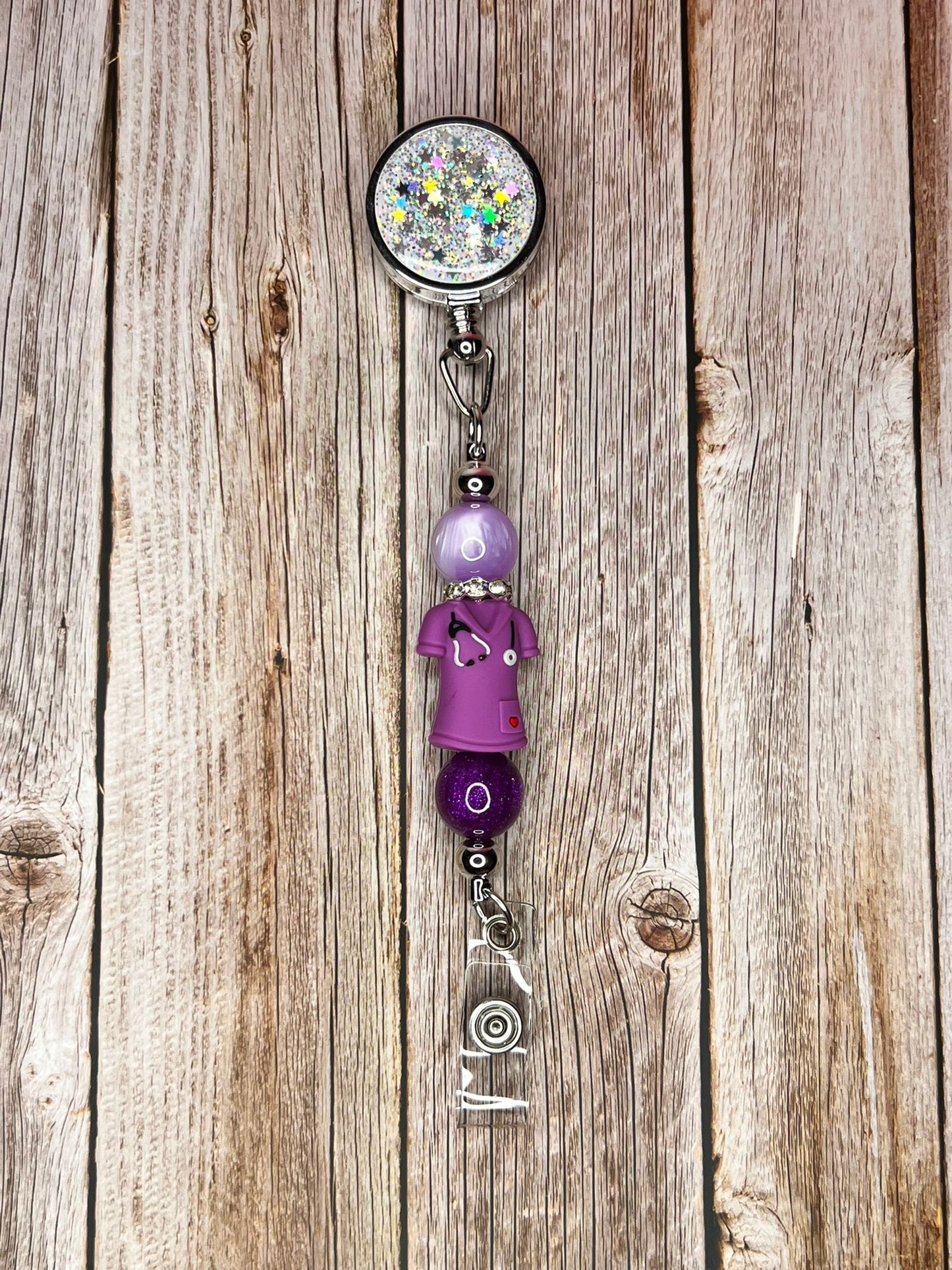 Retractable ID Badge Reel Lanyard Clip