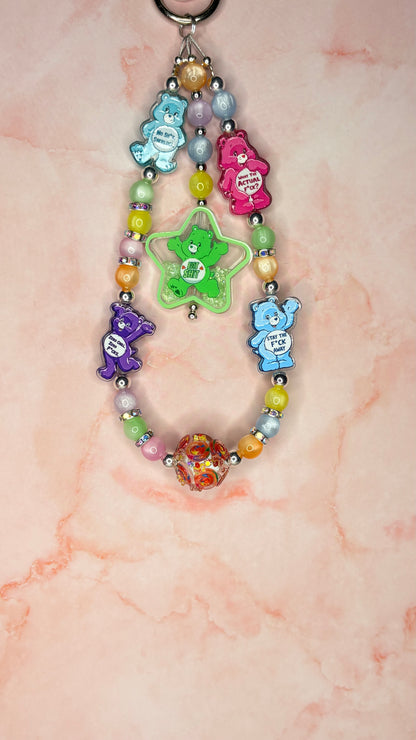 Luxe Crystal & Character Beaded Bag Charms & Keychains