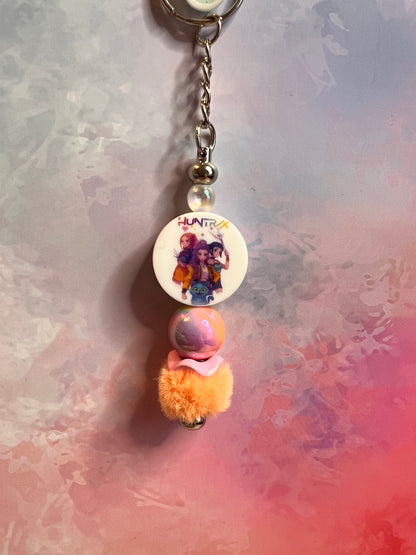 Keyring - Demon Hunter Inspired Beaded