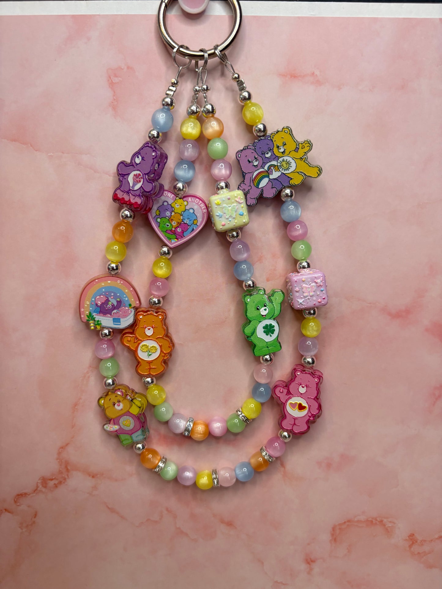 Luxe Crystal & Character Beaded Bag Charms & Keychains