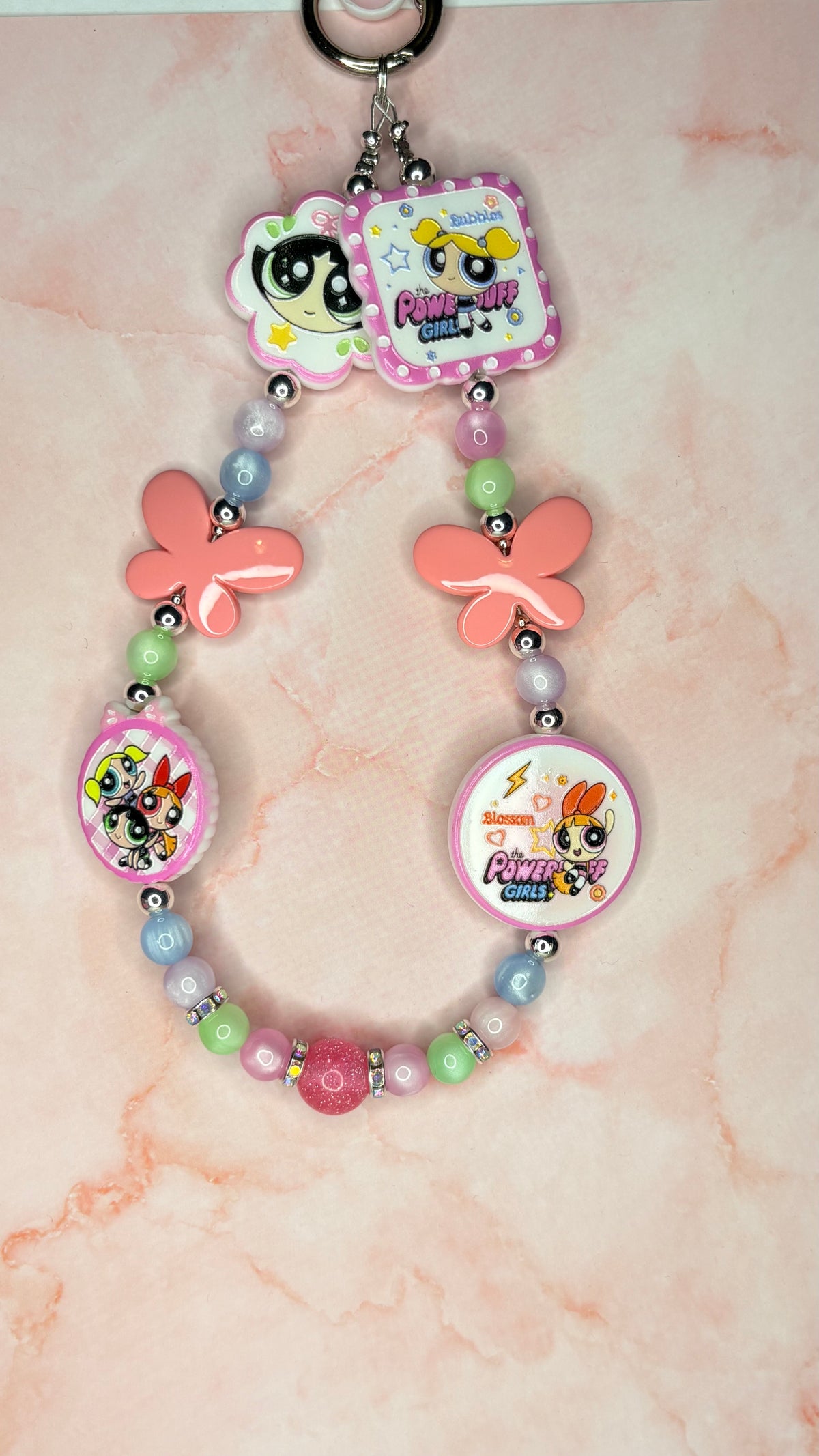 Luxe Crystal & Character Beaded Bag Charms & Keychains