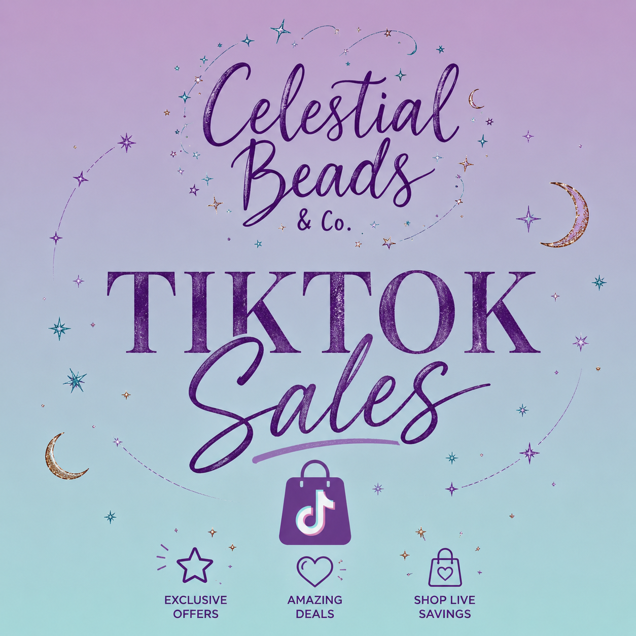 TikTok in Live - Pens, Keychains, Charms & Accessories