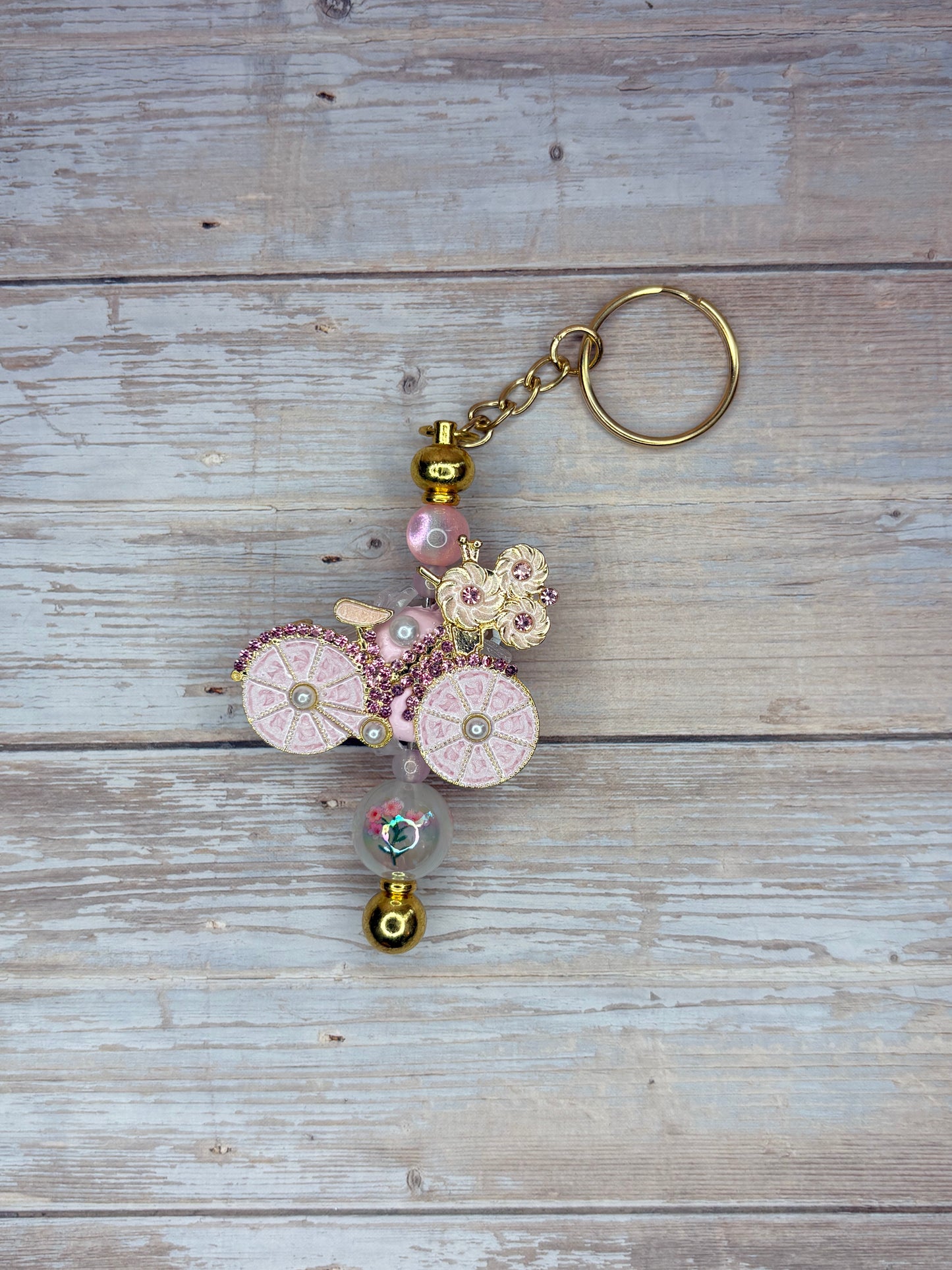 Luxe Crystal & Character Beaded Bag Charms & Keychains