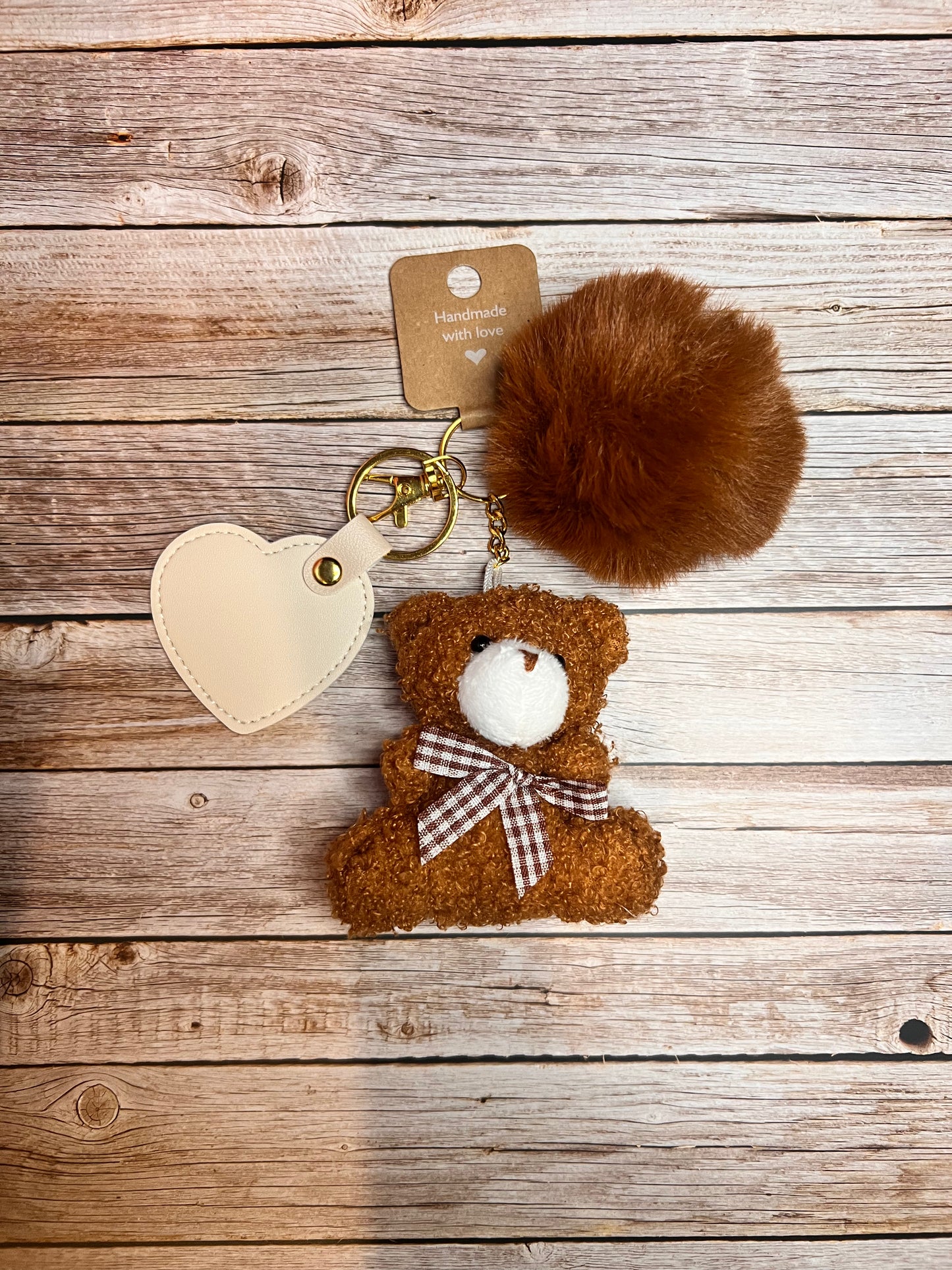 Cute Mini Bear Bag Charm